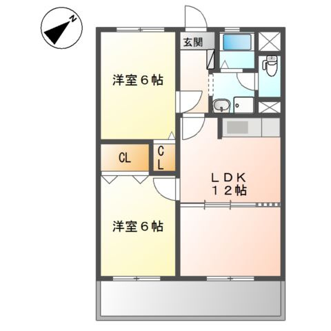 ヴィラロイヤルの間取り