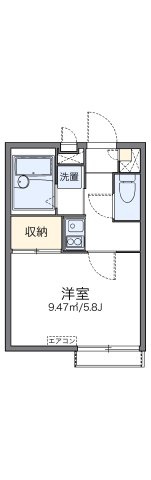 【間取り】 | レオパレスメゾン　ド　ツルマ