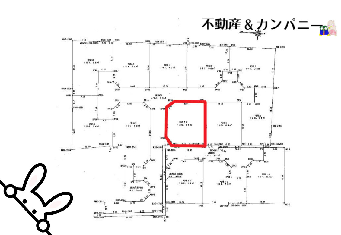 松前町南黒田のおトチ10号地　伊予郡松前町大字南黒田売土地