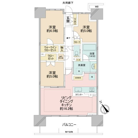 パークホームズLALA南船橋ステーションプレミアの間取り