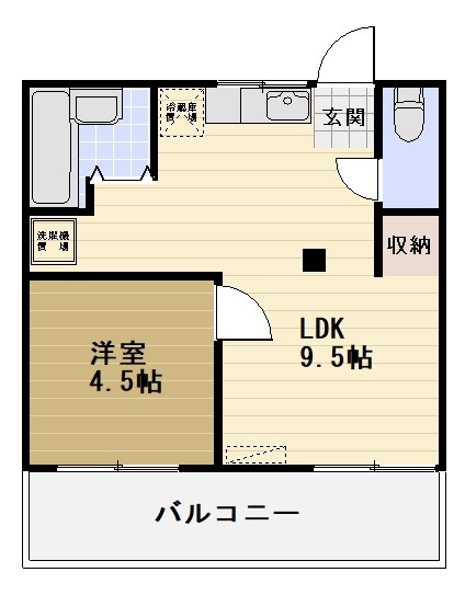 【間取り】 | 松葉ハイツ