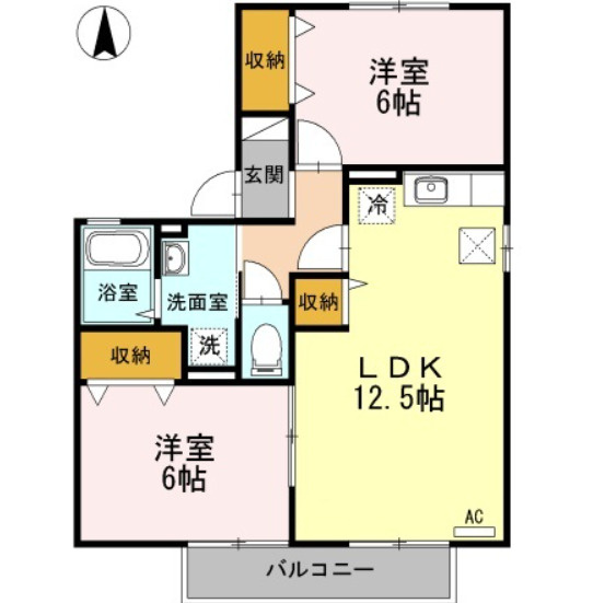 ソシア豊府の間取り