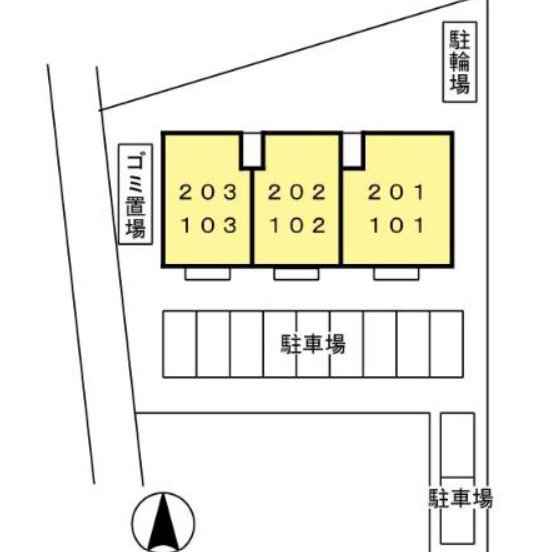 ソシア豊府の区画図