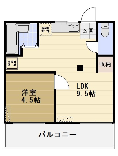【間取り】 | 松葉ハイツ