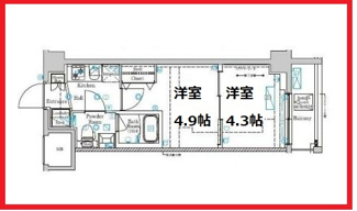 【間取り】 | ラフィスタ亀有
