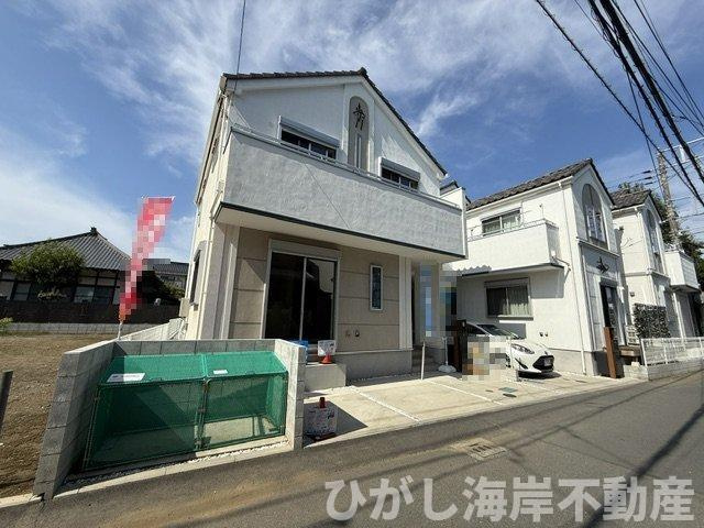 茅ヶ崎市中島　中古戸建の前面道路含む現地写真|現地外観