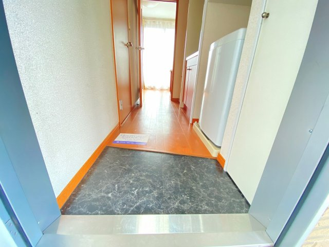レオパレスリューデスハイムの玄関