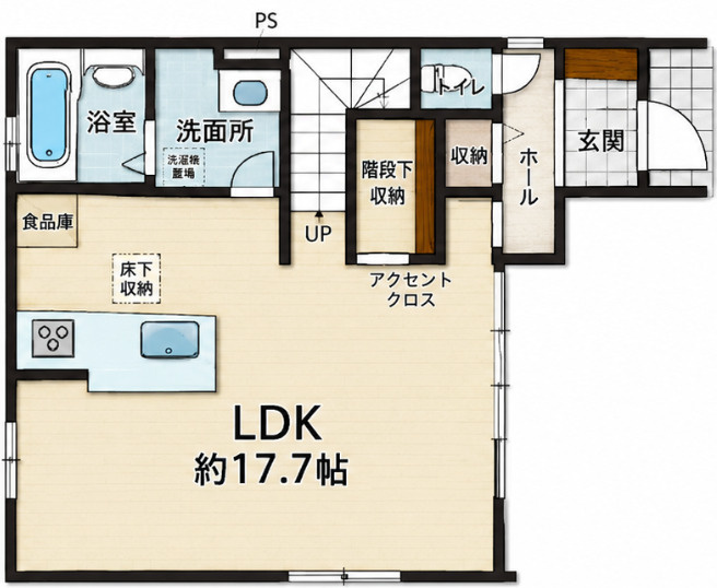 加古川市野口町14期1号棟の間取り