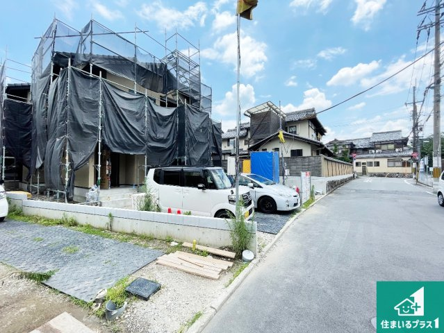 ★5(土)6(日)現地見学可能！★京都市左京区修学院室町　全3邸の外観|現在建築中！落ち着いた街並みで新生活を始めることが出来そう！周辺の物件も併せてご紹介させて頂きます！