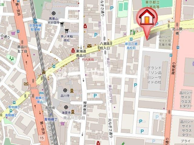レジディア品川シーサイド【おとり物件なし】#学生・社会人にオススメ！初期費用分割払いOK！の地図