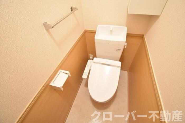 セジュール澄Ⅲ B棟のトイレ|温水洗浄暖房便座