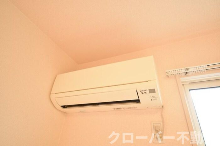 セジュール澄Ⅲ B棟の洋室|備付エアコン（南西洋室）