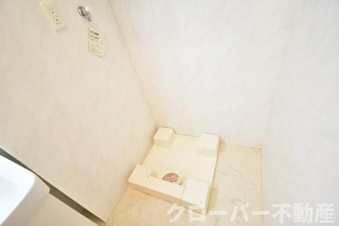 セジュール澄Ⅲ B棟の洗面所|室内洗濯機置場