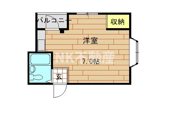 【間取り】 | メゾン松村（河内小阪賃貸） | 間取りです