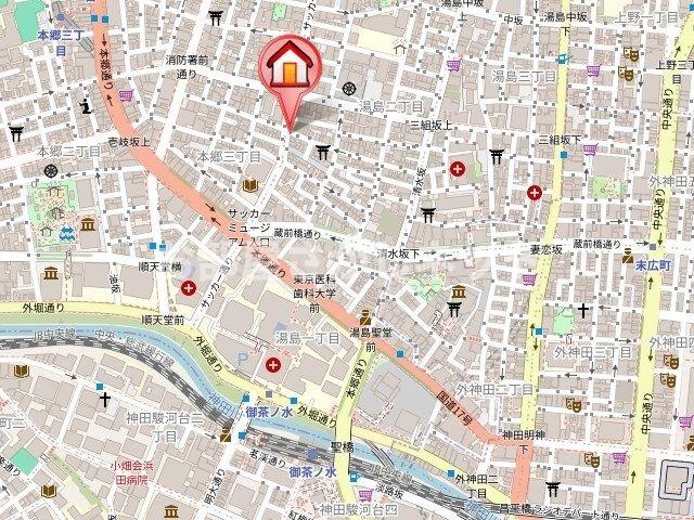 レジディア御茶ノ水プレイス【高級賃貸・ブランドマンション】の地図