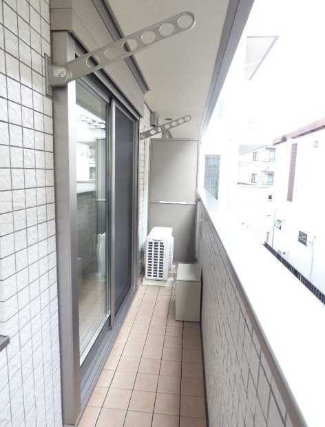 ルポゼ天王町のバルコニー