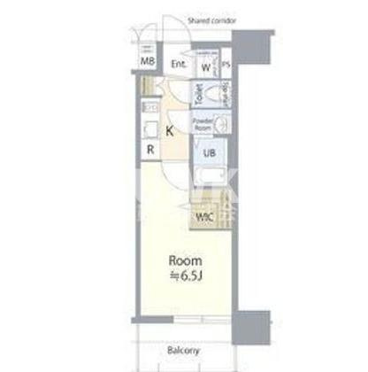 名古屋市北区平安１丁目の賃貸マンションの間取り