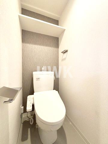 名古屋市北区平安１丁目の賃貸マンションのトイレ