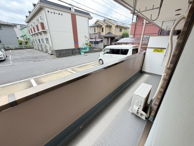 サイワハイツのバルコニー