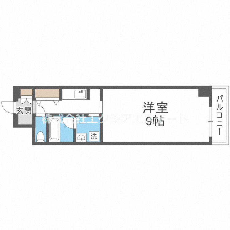 アリビオ夕陽丘の間取り