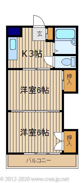 ペアーパレスの間取り