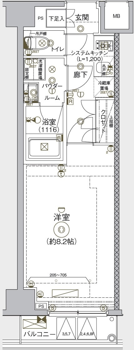 クレヴィスタ練馬平和台の間取り