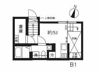 アピチェ池上の間取り|間取り　ちょっと変わった1Rバストイレ別独立洗面台！