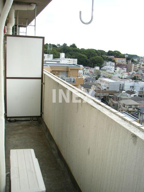 横浜市中区柏葉の賃貸マンションのバルコニー