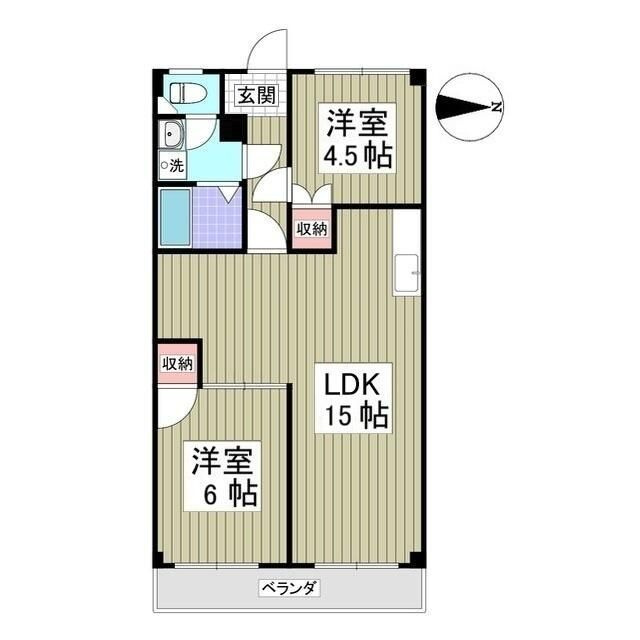 諏訪パークハウス　旧板垣サンハイツの間取り