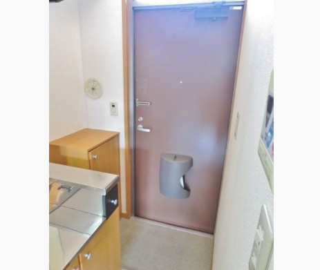 ソレイユ東山の玄関