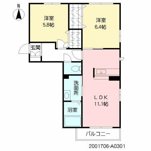 シャーメゾン須屋 Ⅰの間取り