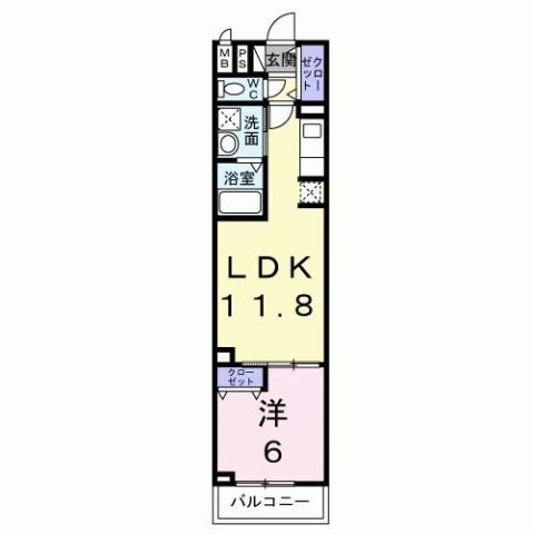 【間取り】 | グランデ蒲生茜町