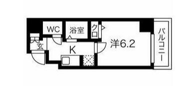 スパシエ門前仲町サウスクレストの間取り
