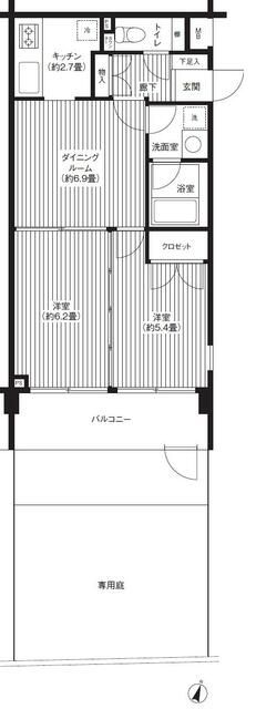 グランキューブ新百合ヶ丘の間取り