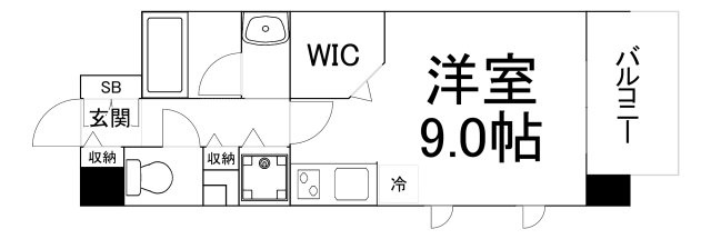 【間取り】 | レジデンス本町靭公園