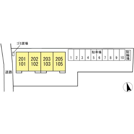 Rave wel田宮の区画図