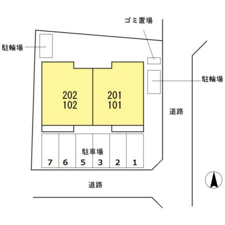 クレーヴェルの区画図