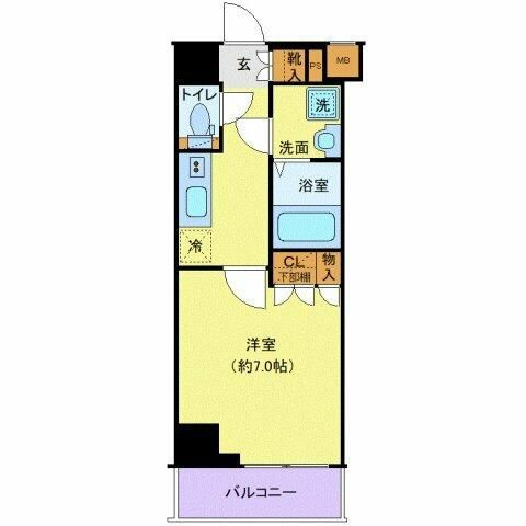 クレヴィスタ亀戸Ⅱの間取り