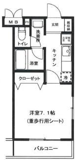 【間取り】 | サウザンドⅤ   | 間取りです。