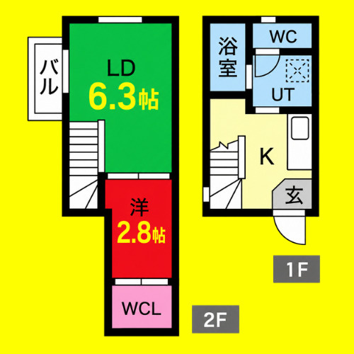 Via・Monte (ヴィア・モンテ)　名古屋市賃貸　仲介手数料無料の間取り