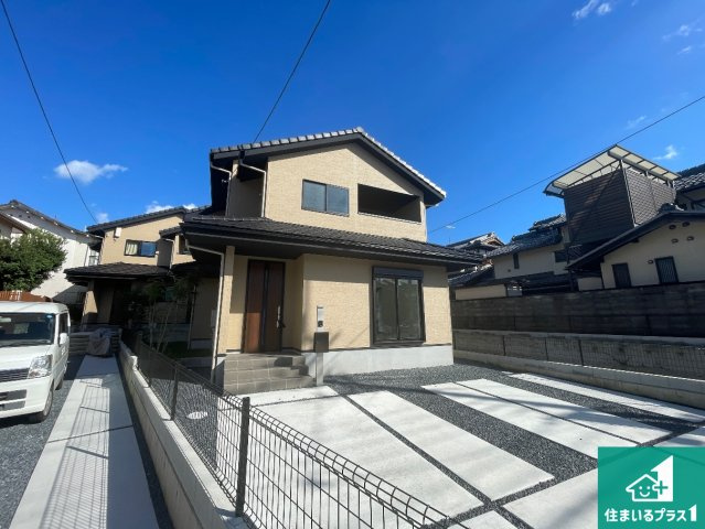 京都市左京区修学院室町　第1期　新築一戸建ての外観|流行に左右されないシンプルな外観！