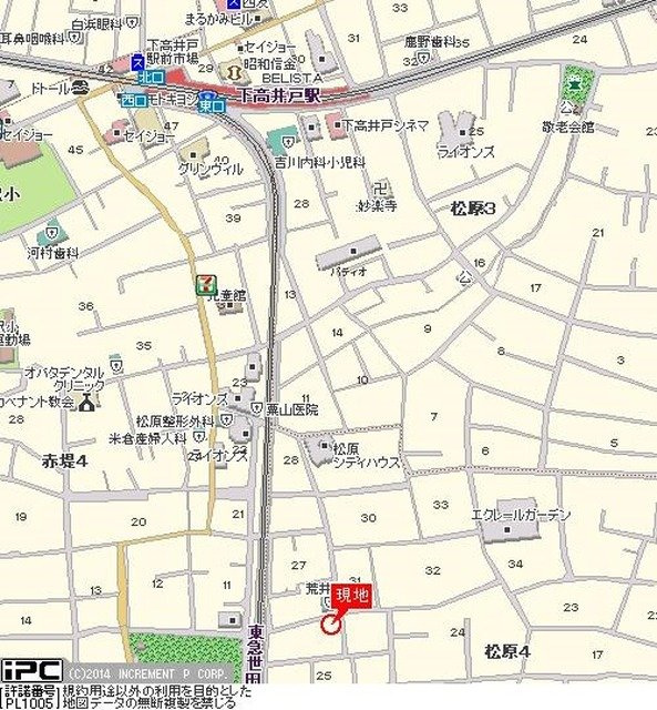 大木ロイヤルマンションの地図