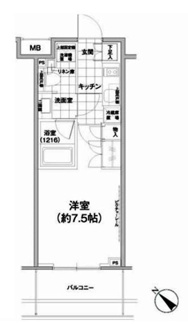 【間取り】 | パークハビオ武蔵小山