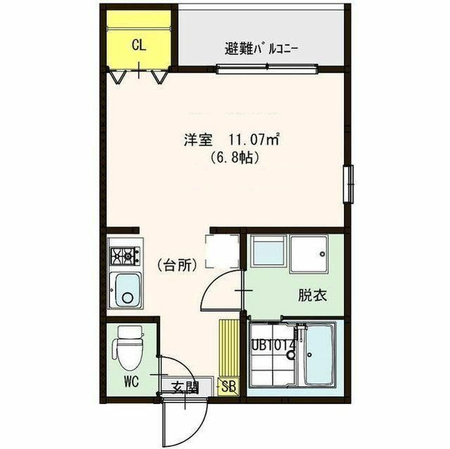 ＣＦハイツ小岩の間取り|間取りです。