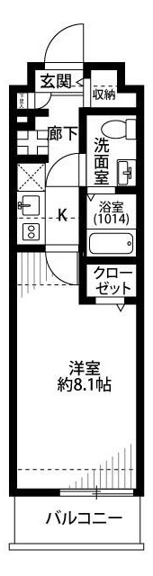 プレール・ドゥーク本所吾妻橋Ⅱの間取り|間取りです。