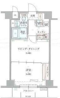 リヴシティ錦糸町の間取り|間取りです。