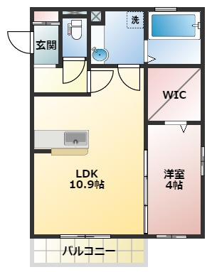 リヴェールⅠの間取り