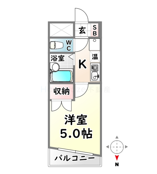 【間取り】 | 薬師ビル【名古屋市賃貸・宅配BOX】