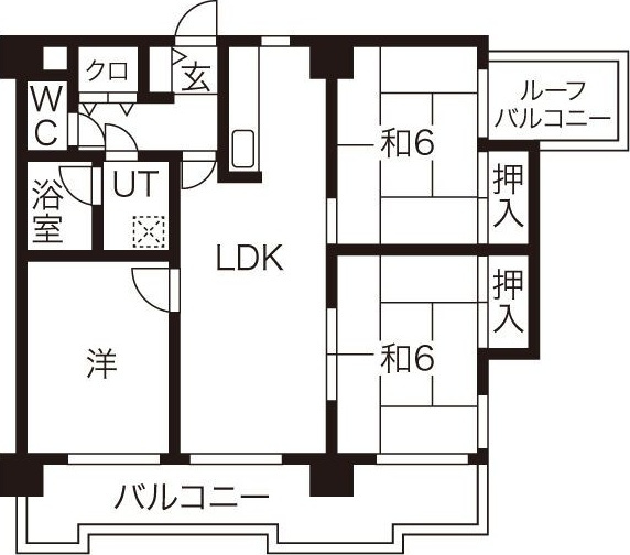 グランドハイリス上社の間取り