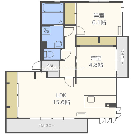 CIELO AZULの間取り